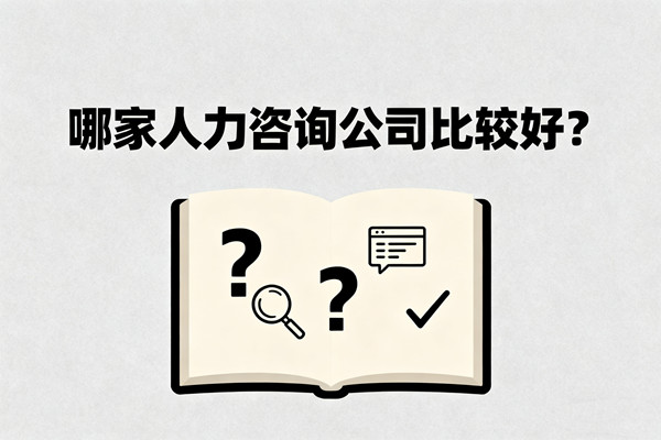 哪家人力咨詢公司比較好？