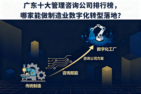 廣東十大管理咨詢公司排行榜，哪家能做制造業(yè)數(shù)字化轉(zhuǎn)型落地？