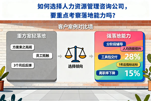 如何選擇人力資源管理咨詢公司，要重點考察落地能力嗎？
